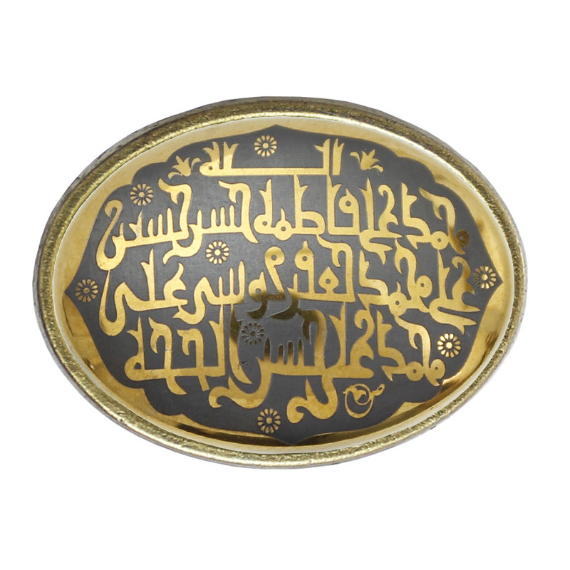 انگشتر مدل حدید طرح الله و چهارده معصوم با خط کوفی کد 73010 انگشتر مدل حدید طرح الله و چهارده معصوم با خط کوفی کد 73010