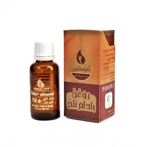 روغن بادام تلخ گیاه قانون مدل 012 حجم 30 میلی‌لیتر مناسب پوست، مو و بدن، حاوی عصاره طبیعی بادام تلخ برای تقویت و تغذیه پوست و مو