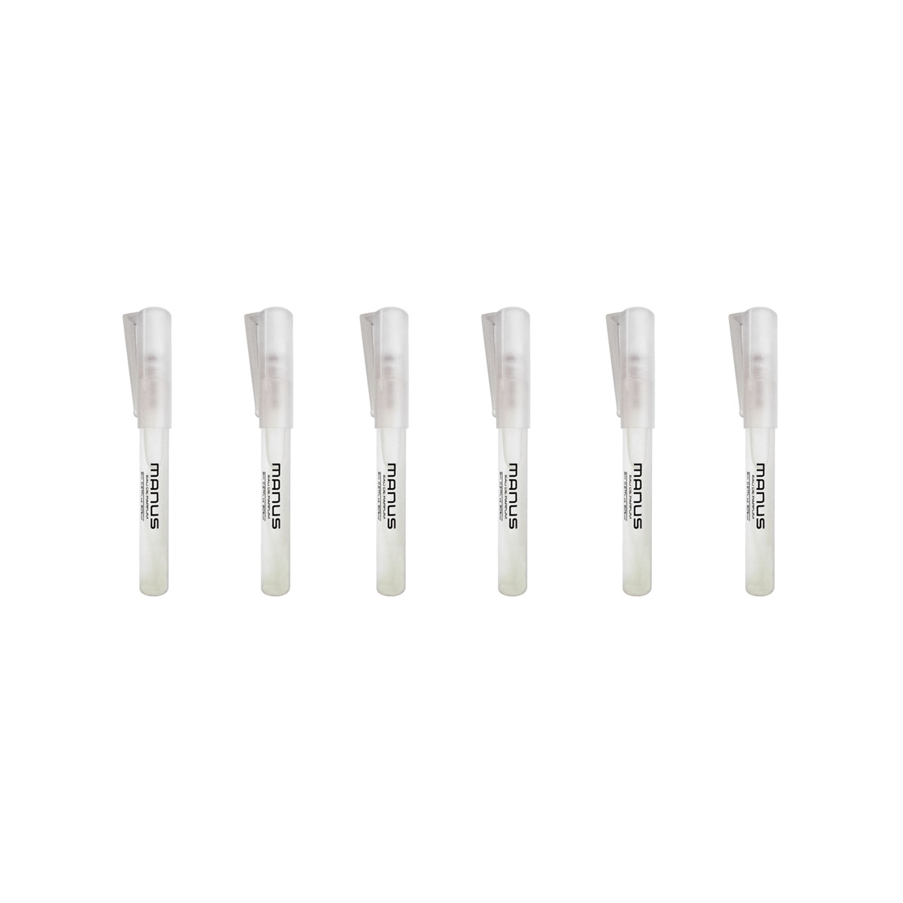 عطر جیبی زنانه مانوس مدل w01 حجم 8 میلی لیتر مجموعه 6 عددی
