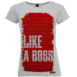 تی شرت آستین کوتاه زنانه 27 مدل Like A Boss کد MH1186
