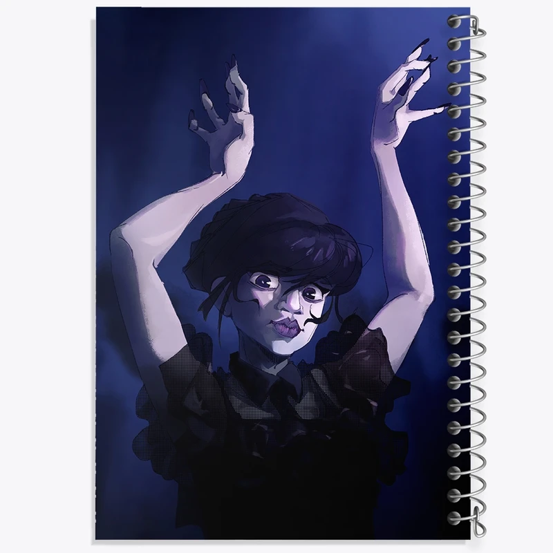 دفتر نقاشی 50 برگ خندالو طرح ونزدی (Wednesday) کد F2453