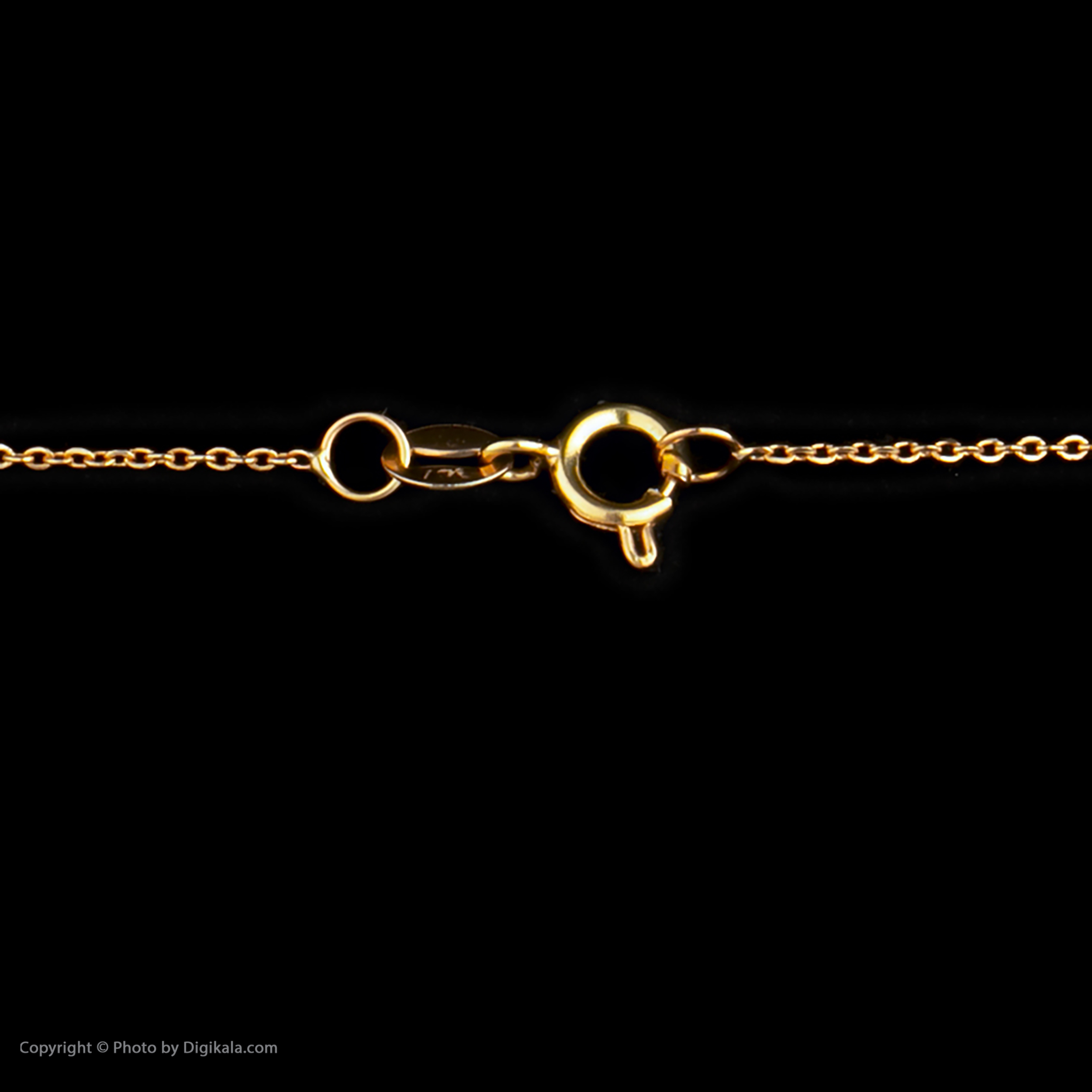 گردنبند طلا 18 عیار زنانه مایا ماهک مدل MM1105 طرح قلب 3 بعدی -  - 4