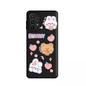 کاور طرح  خرگوش و هلو کد FF093 مناسب برای گوشی موبایل سامسونگ Galaxy A73