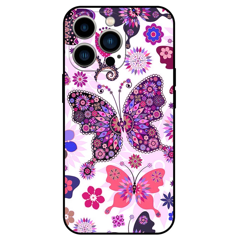 کاور مگافون طرح پروانه مدل 6356 مناسب برای گوشی موبایل اپل iPhone 14 Pro   
