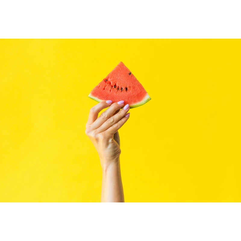 تابلو شاسی طرح دست و قاچ هندوانه مدل T1879