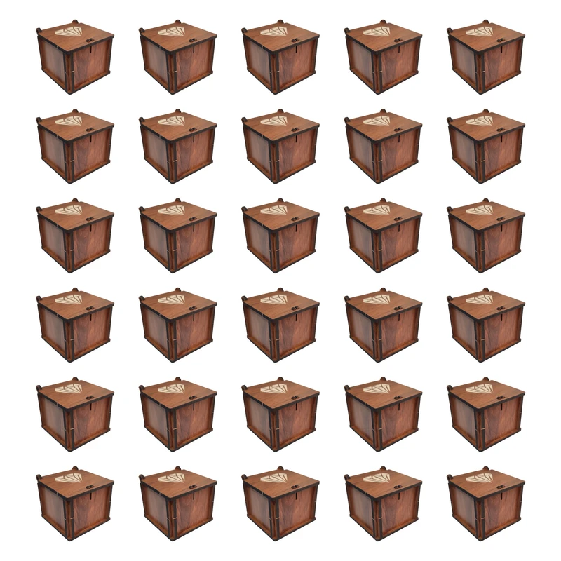 جعبه انگشتر مدل لولایی بسته 30 عددی