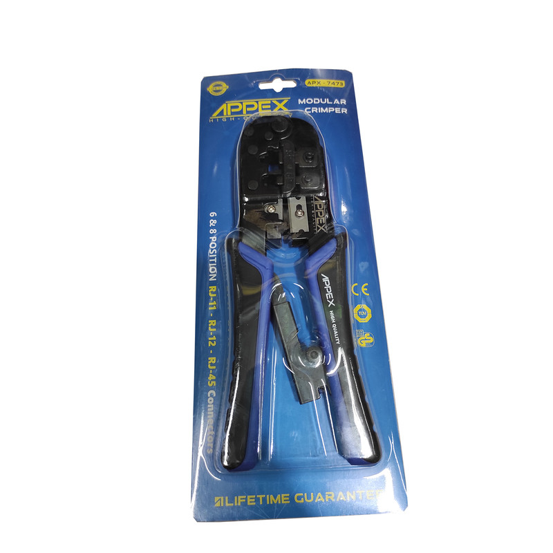  انبر سوکت زن شبکه اپکس مدلSMT-APPEX-APX-7473سایز8اینچ