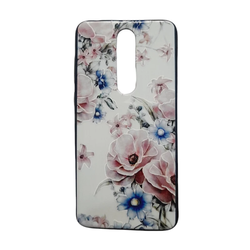 کاور طرح گل کد 8105 مناسب برای گوشی موبایل نوکیا 5.1