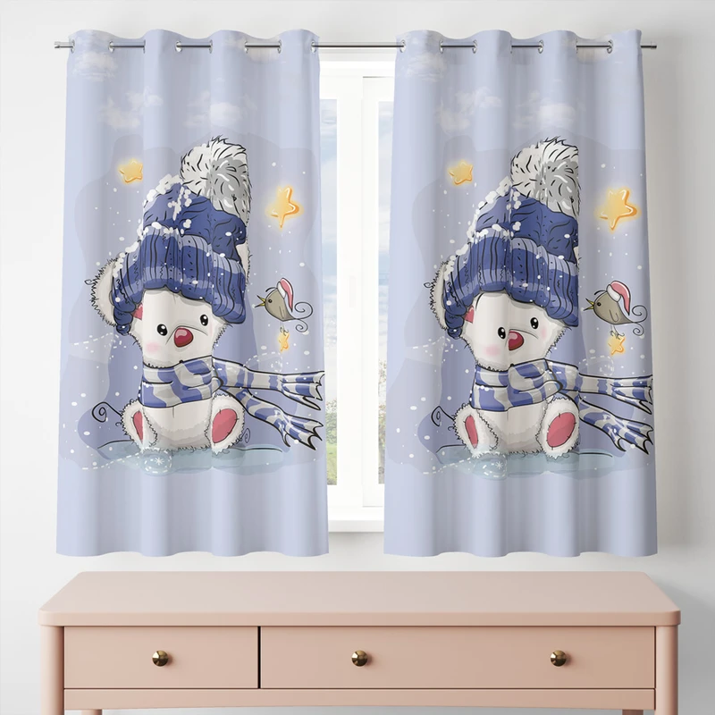 پرده مدل مخمل پانچی کد 8094 سایز 200x140 سانتی متر