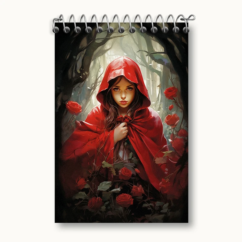 دفتر یادداشت 50 برگ خندالو مدل دخترانه کد F882