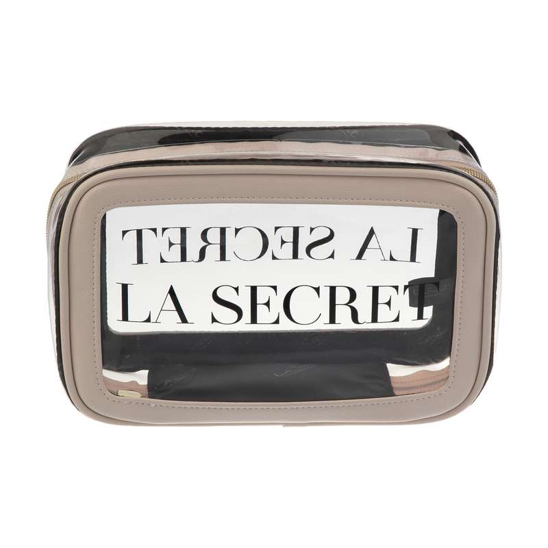 کیف لوازم آرایش زنانه لاسکرت مدل Transparent Travel 
