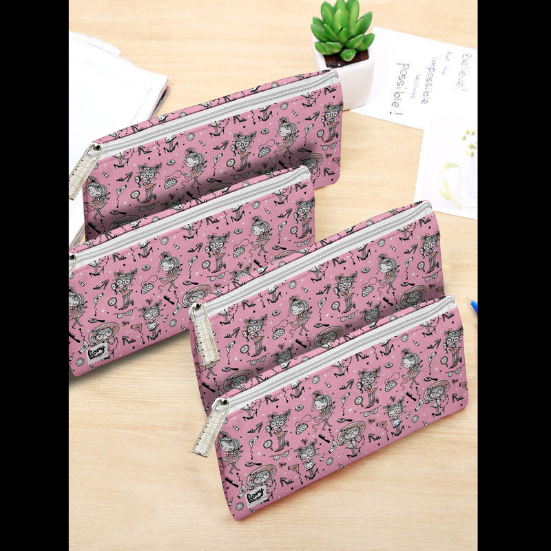 جامدادی مستر راد مدل دختر کیوت طرح میکاپ کد fiory 2029