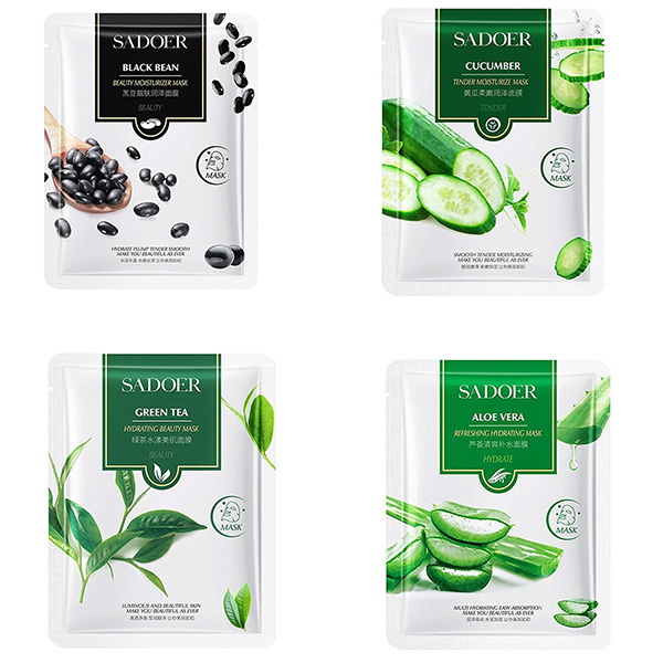 ماسک صورت سادور مدل بمب آبرسان وزن 25 گرم بسته 4 عددی