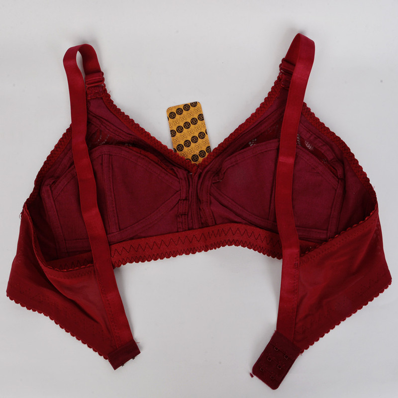 سوتین زنانه دکسونری مدل 125007518 دانتل رنگ زرشکی