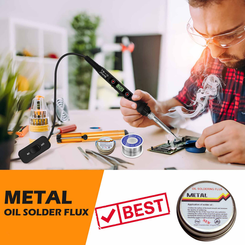 روغن لحيم متال مدل silver وزن 30 گرم روغن لحيم متال مدل silver وزن 30 گرم