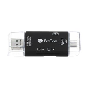 نقد و بررسی مبدل USB-C / USB / microUSB به SD / USB / TF پرووان مدل PCO03 توسط خریداران