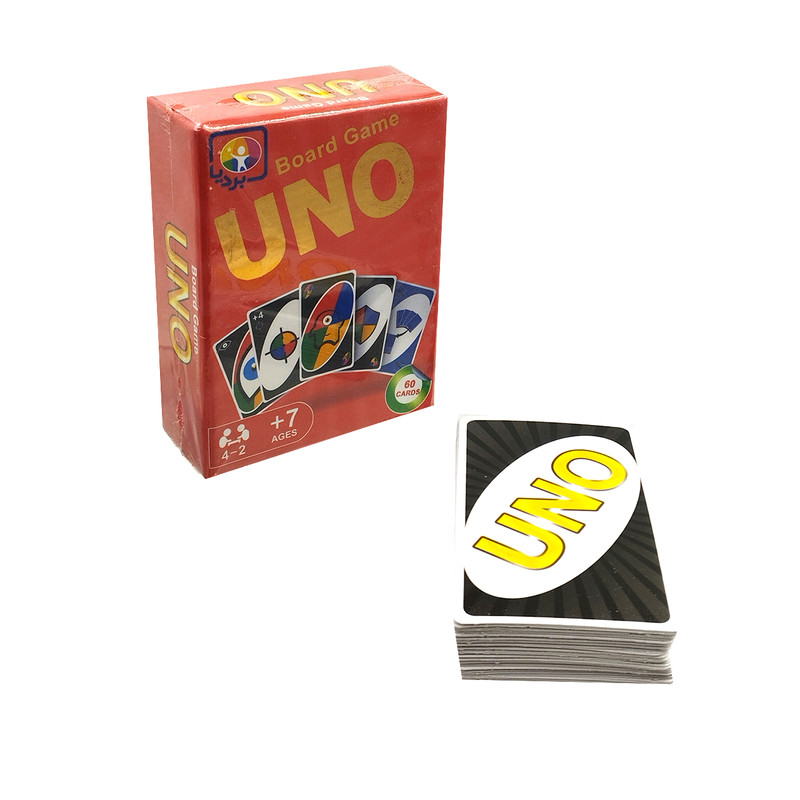 بازی فکری بردیا مدل اونو UNO 60 تکه در ارزانترین فروشگاه اینترنتی ایران ارزان
