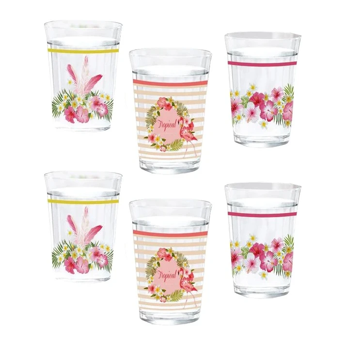 لیوان مادام کوکو مدل Flamingo بسته 6 عددی