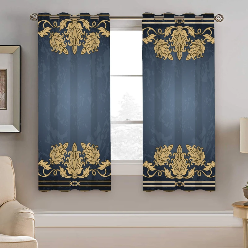 پرده نیروانا طرح سنتی مدل مخمل کد 4043 سایز 140×200 سانتی متر