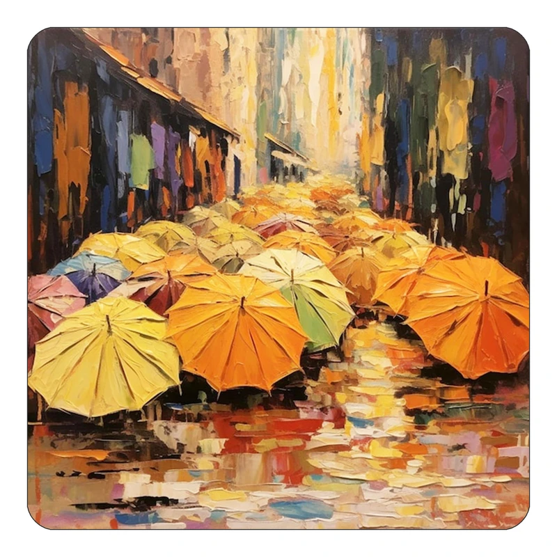 مگنت کاکتی طرح نقاشی رنگ روغن مدل mp71760