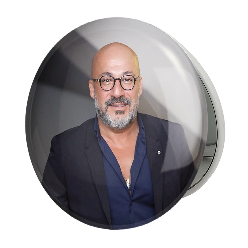 آینه جیبی خندالو طرح امیر آقایی مدل تاشو کد 6333 