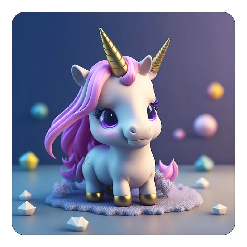 مگنت کاکتی طرح اسب تک شاخ و یونیکورن مدل mp31528