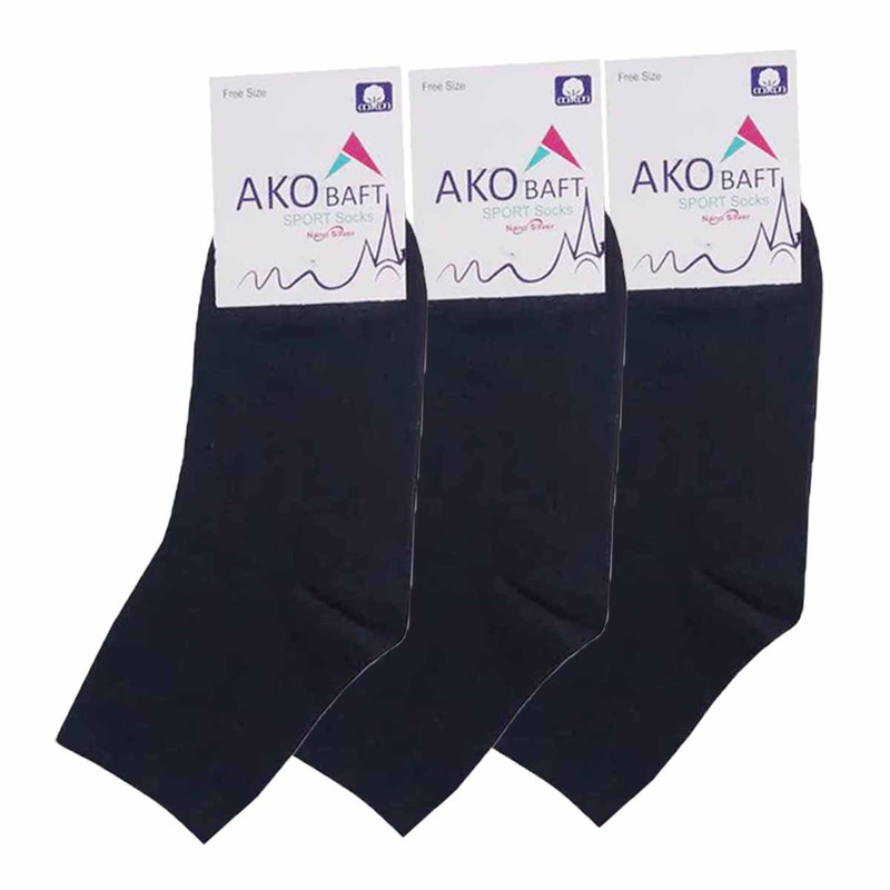 جوراب مردانه اکو بافت مدل Oid-SoW0120 بسته 3 عددی
