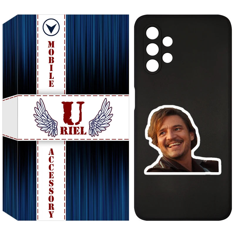 کاور یوریل مدل KSH کد 83 طرح لبخند مناسب برای گوشی موبایل سامسونگ Galaxy A13 4G