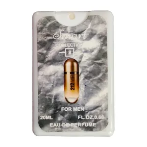 عطر جیبی مردانه  اسمارت
کالکشن
 مدل 212 VIP کد 08 حجم 20 میلی لیتر