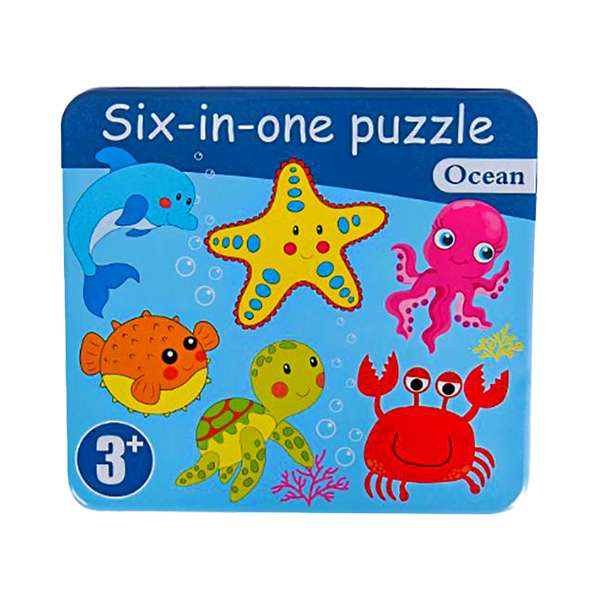 پازل آموزشی مدل Six in one طرح اقیانوس