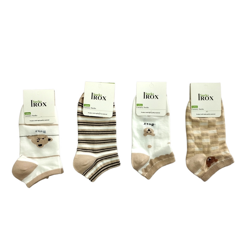 جوراب زنانه کد 8651 بسته 4 عددی