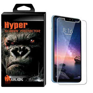 محافظ صفحه نمایش شیشه ای تمپرد کینگ کونگ مدل Hyper Protector مناسب برای گوشی موبایل Xiaomi Redmi Note 6 Pro