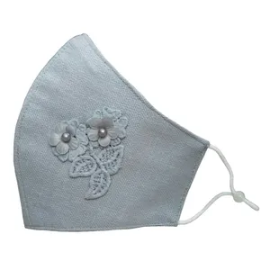 ماسک پارچه ای زنانه مدل شادلین کد 002