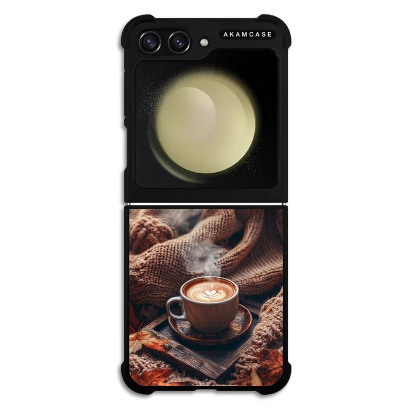 کاور آکام مدل AMC-WSGZFLIP5-COFFEE-17 مناسب برای گوشی موبایل سامسونگ Galaxy Z Flip 5