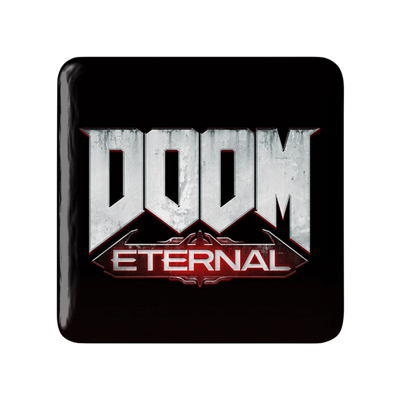 مگنت خندالو طرح لوگو بازی دووم اترنال مدل مربعی کد 30591