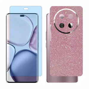 Glass Together model anti blue screen protector suitable for Honor X9c mobile phone with back cover sticker