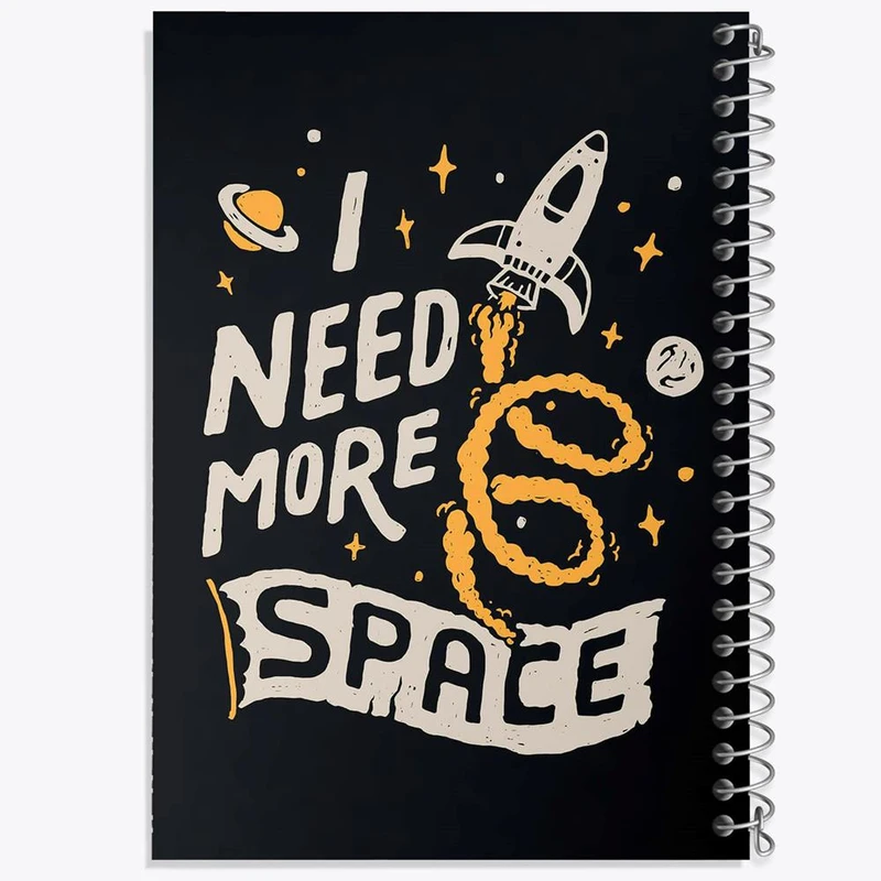 دفتر مشق 100 برگ خندالو طرح فضایی کد 25137