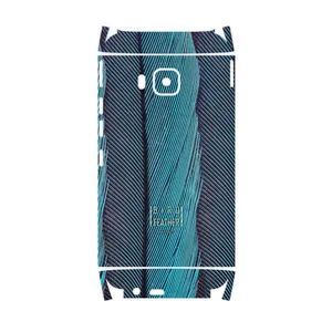MAHOOT Turquoise feathers-FullSkin Cover Sticker for HTC One M9