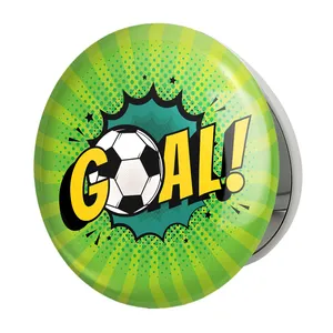 آینه جیبی خندالو طرح فوتبال Football مدل تاشو کد 25954 