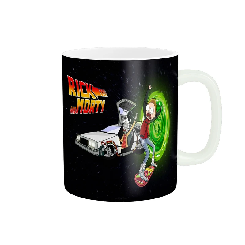 ماگ پادآفرین مدل کارتونی طرح ریک و مورتی کد p9208