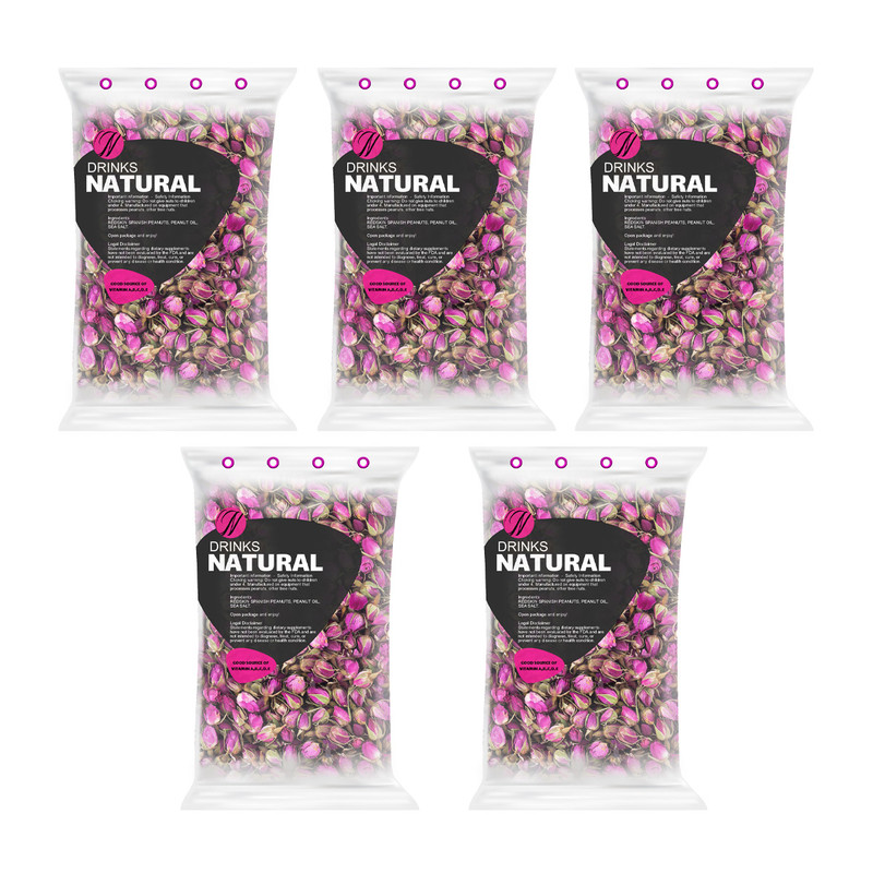 دمنوش گل محمدی نچرال - 100 گرم بسته 5 عددی