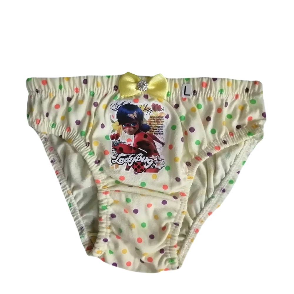 شورت دخترانه مدل خال خالی رنگ زرد