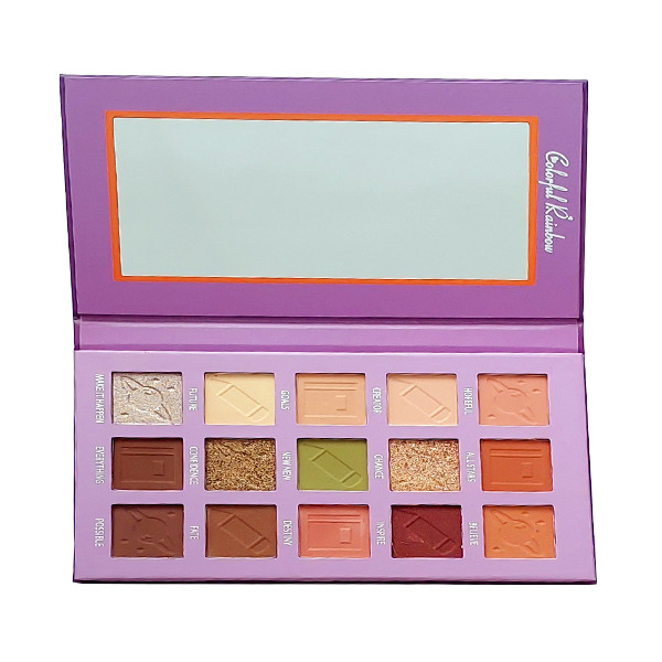 پالت سایه چشم کالرفول ربینو طرح کتابی مدل LITO3020