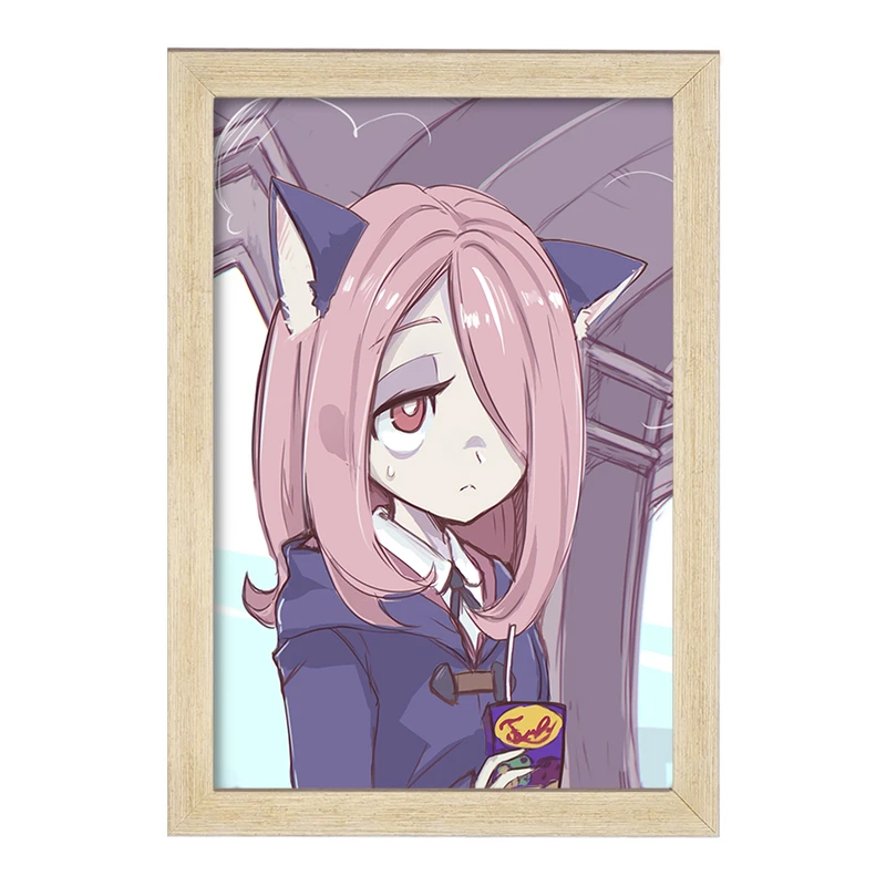 تابلو خندالو مدل سوسی انیمه جادوگران کوچک Little Witch Academia  کد 22857