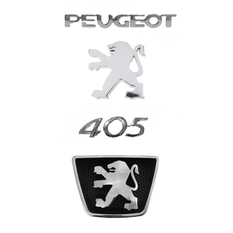 آرم صندوق عقب خودرو قطعه سازان کبیر مدل PUG-405SLX-3010108 مناسب برای پژو 405 SLX بسته 4 عددی