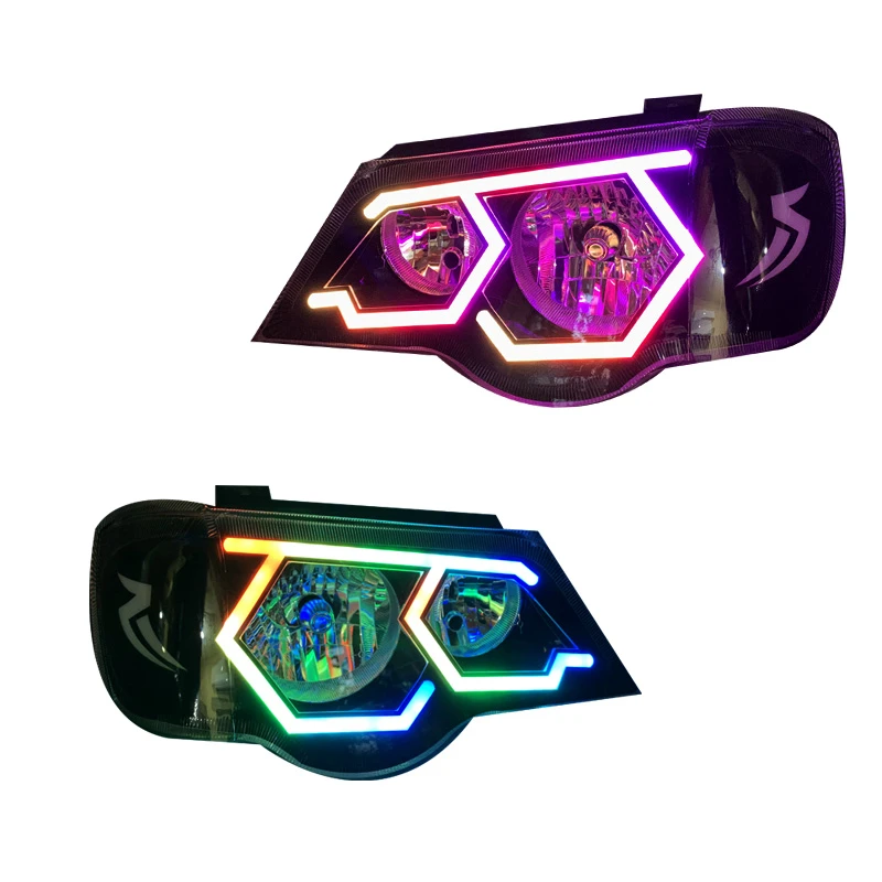 چراغ جلو خودرو گروه پژوهش صنعت مدرن مدل BM فولکالر مناسب برای پراید 111 و 132 بسته دو عددی