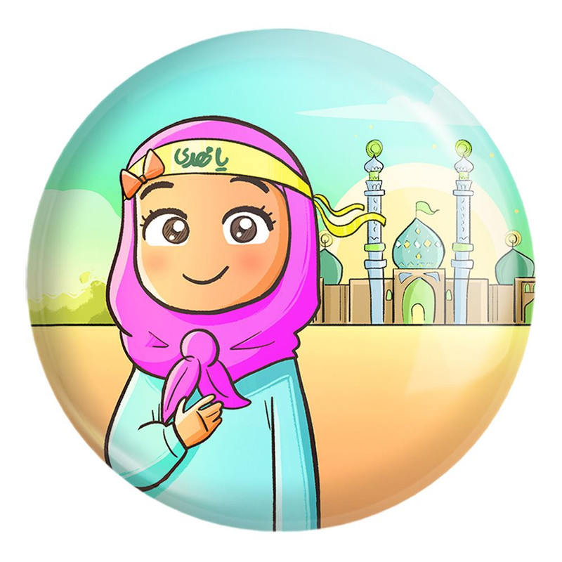 پیکسل خندالو طرح نیمه شعبان کودکانه کد 25523 مدل بزرگ