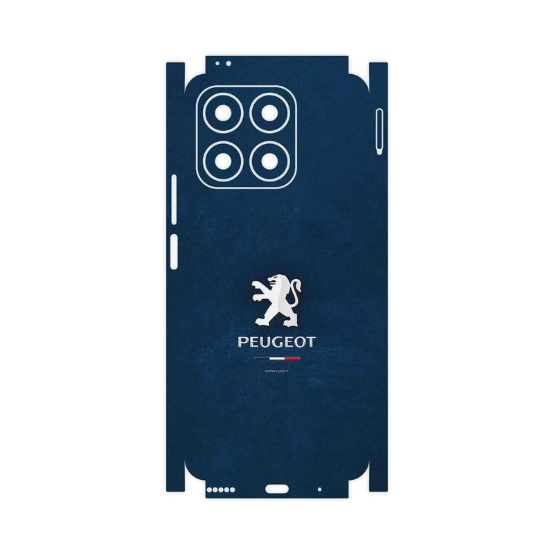 برچسب پوششی ماهوت مدل Peugeot_Logo-FullSkin مناسب برای گوشی موبایل آنر X8a