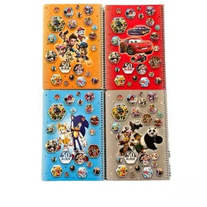 دفترمشق پسرانه 50 برگ مدل حاشیه دار مجموعه 4عددی