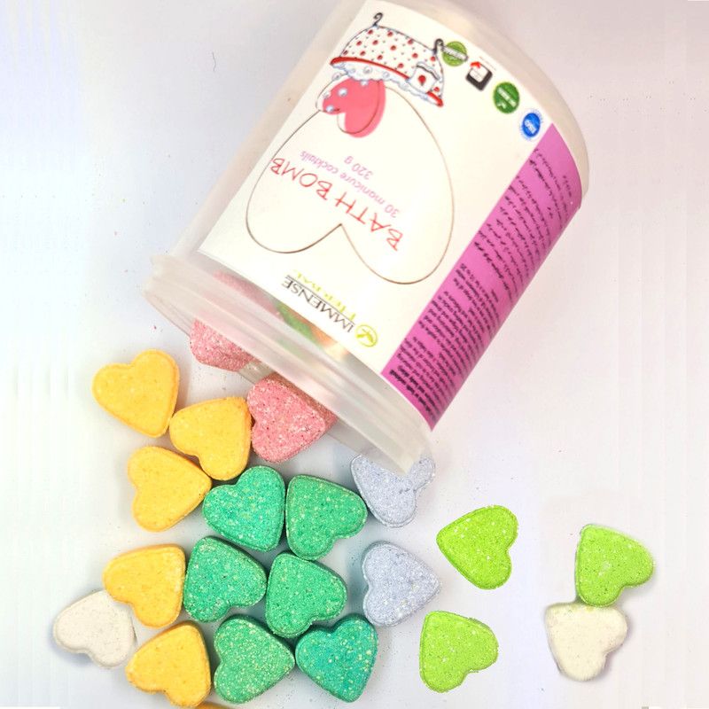 کوکتل مانیکور ایمنس هربال مدل قلب کد M30 وزن 325 گرم مجموعه 30 عددی -  - 2